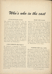 Program for the 1954 revival of Carousel