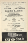 Program for the 1965 revival of South Pacific
