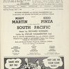Program for the opening night (4/7/1949) of South Pacific