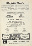 Program for the opening night (4/7/1949) of South Pacific
