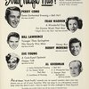 Program for the opening night (4/7/1949) of South Pacific
