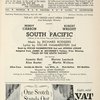 Program for the 1957 revival of South Pacific