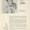 Souvenir program for South Pacific with Janet Blair as Nellie Forbush and Webb Tilton as Emile de Becque