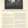 Souvenir program for South Pacific with Janet Blair as Nellie Forbush and Webb Tilton as Emile de Becque