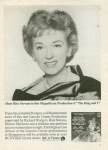 Program for the 1964 revival of The King and I