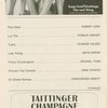 Program for the 1968 revival of The King and I