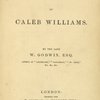 The adventures of Caleb Williams