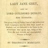 Life of Lady Jane Grey...