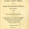Life of Lady Jane Grey