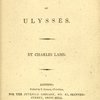 The adventures of Ulysses, [Title-page]