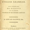 Outlines of English grammar...