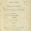 The first book of poetry