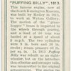 Puffing Billy", 1813.