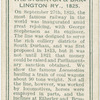 The Stockton & Darlington railway, 1825.