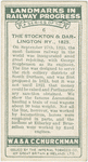 The Stockton & Darlington railway, 1825.