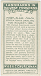 First-class coach, Stockton & Darlington railway, 1826.