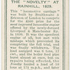 The "Novelty" at Rainhill, 1829.