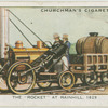The "Rocket" at Rainhill, 1829.