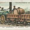 The "Sanspareil" at Rainhill, 1829.