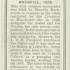 The "Sanspareil" at Rainhill, 1829.