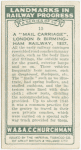 A "mail carriage", London & Birmingham railway, 1837.