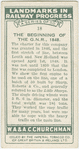 The beginning of the G.N.R., 1848.