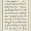 Steam haulage on "The District", 1871.