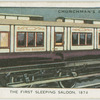 The first sleeping saloon, 1874.