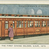The first dining saloon, G. N.R., 1879.