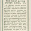 The first dining saloon, G. N.R., 1879.