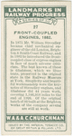Front-coupled engines, 1882.