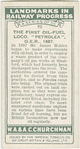 The First oil-fuel loco, "Petrolea", G. E. R., 1887.