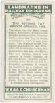 The second tay bridge opened, 1888.