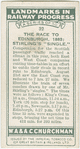 The race to Edingburgh, 1888; Stirling's "Single."