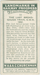 The last broad-gauge train, G.W.R., 1892.