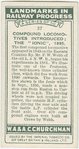 Compound locomotives introduced; the "Iconic", 1895.