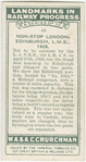 Non-stop London-Edinburgh, L.M.S., 1929.