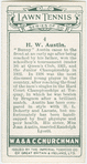H. W. Austin, (Great Britain).