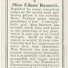 Miss Eileen Bennett, (Great Britain).