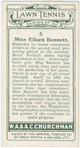 Miss Eileen Bennett, (Great Britain).