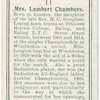 Mrs. Lambert Chambers, (Great Britain).