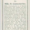 Mdlle. H. Contostavlos, (Greece).