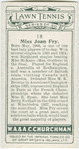 Miss Joan Fry, (Gt. Britain).