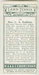 Mrs. L. A. Godfree, (Great Britain).