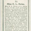 Miss E. L. Heine, (South Africa).