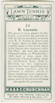 R. Lacoste, (France).
