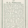 G. L. Patterson, (Australia).