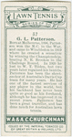 G. L. Patterson, (Australia).