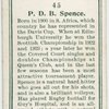 P. D. B. Spence, (South Africa).