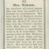 Mrs. Watson, (Great Britain).